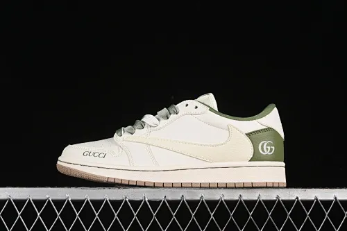 All categories Air Jordan Jordan series basketball shoes Air Jordan 1 Low High-end customized low-top sneakers Travis Scott x Fragment Design x Air Jordan 1 Low OG SP AJ1 Joe 1 Gucci joint-beige khaki low-top cultural and casual sneakers XY2688-105